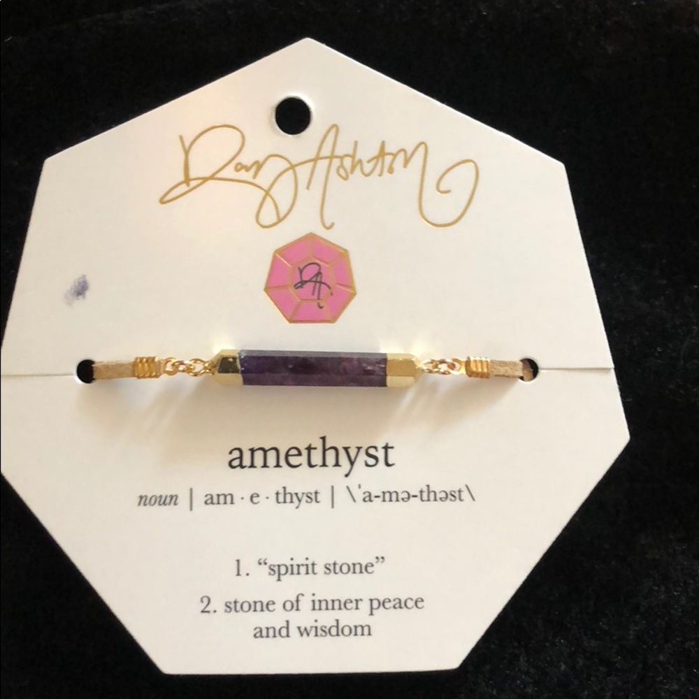 Rory Ashton gemstone choker. Amethyst.